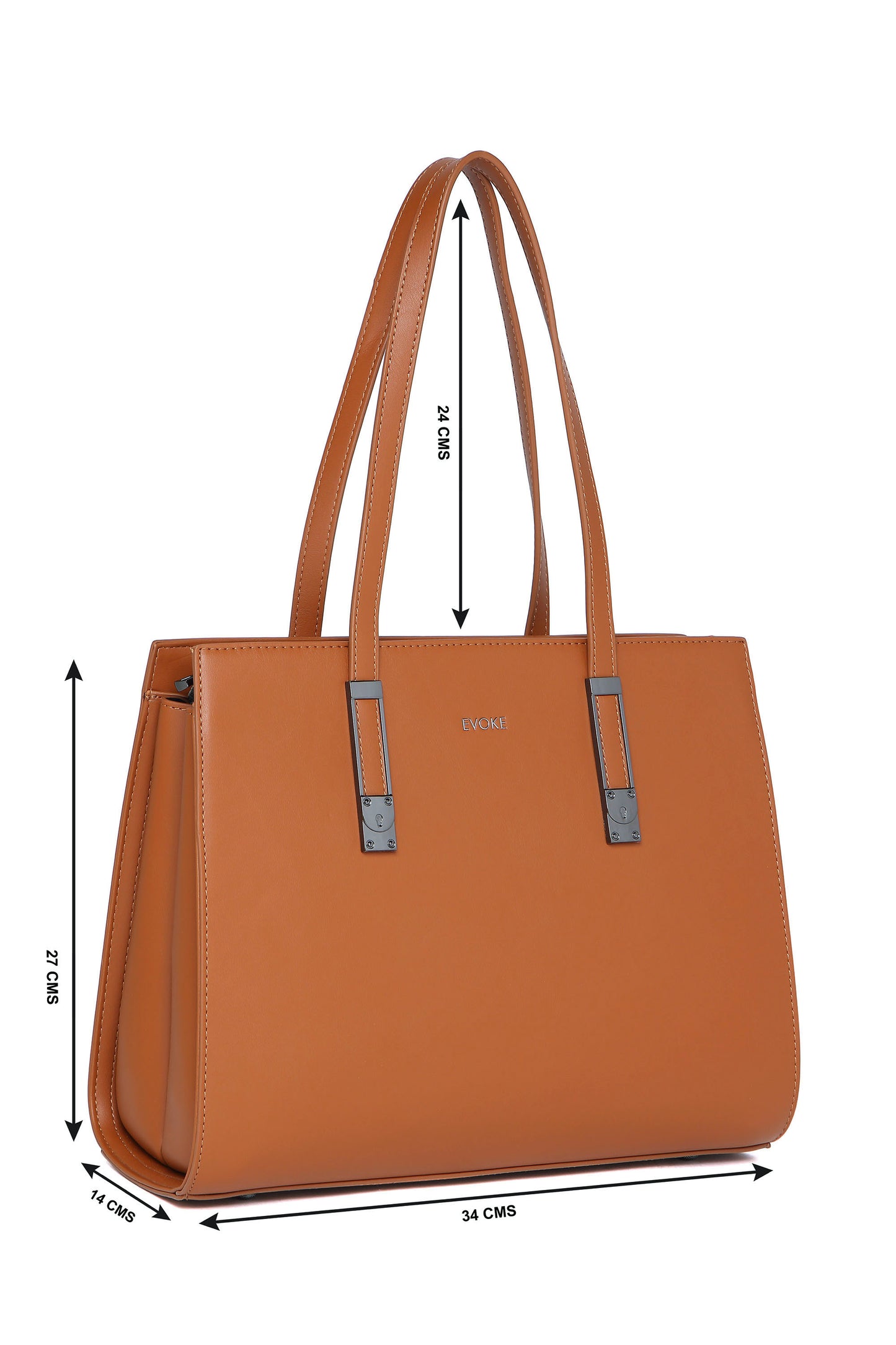 THE AURA STRUCTURED SHOULDER BAG 13237 NEUTRAL TAN