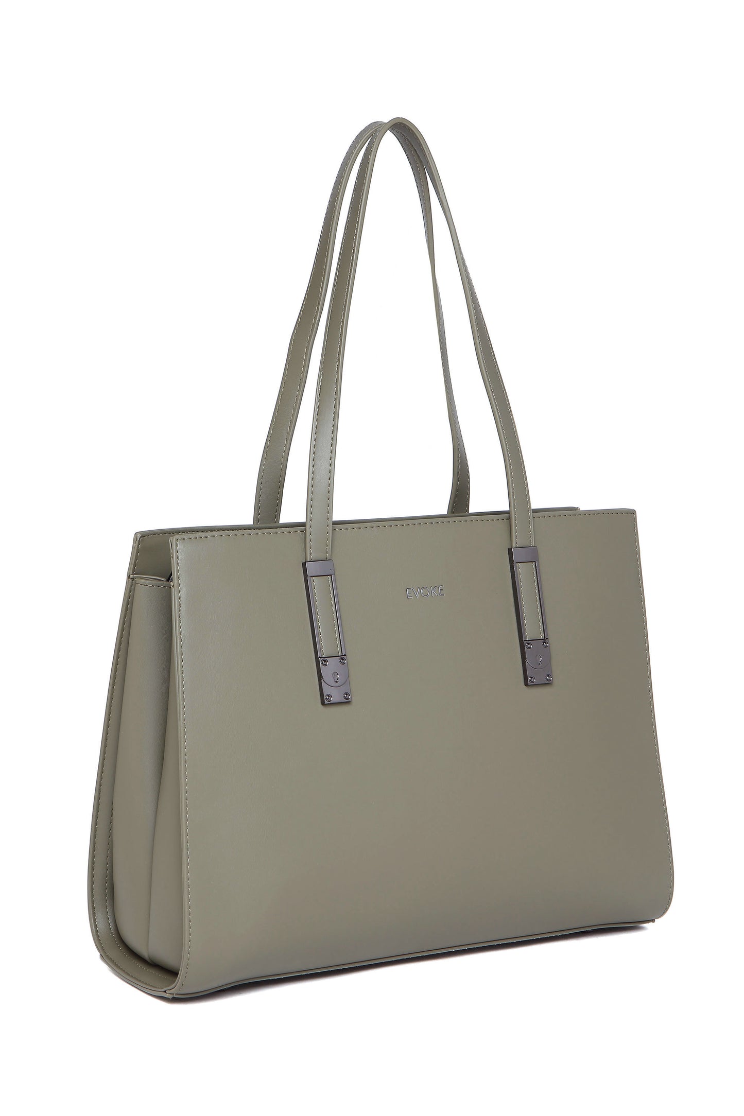 THE AURA STRUCTURED SHOULDER BAG 13237 NEUTRAL TAN