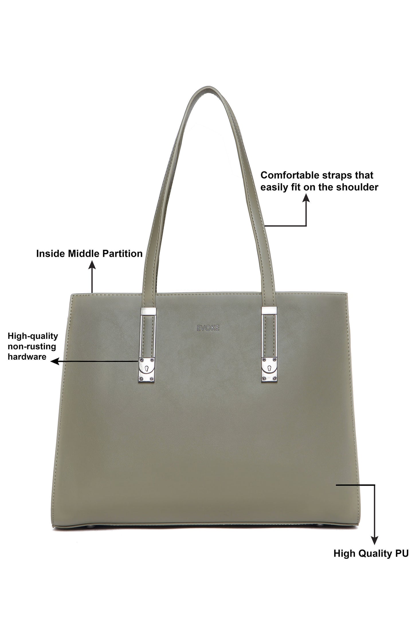 THE AURA STRUCTURED SHOULDER BAG 13237 NEUTRAL TAN