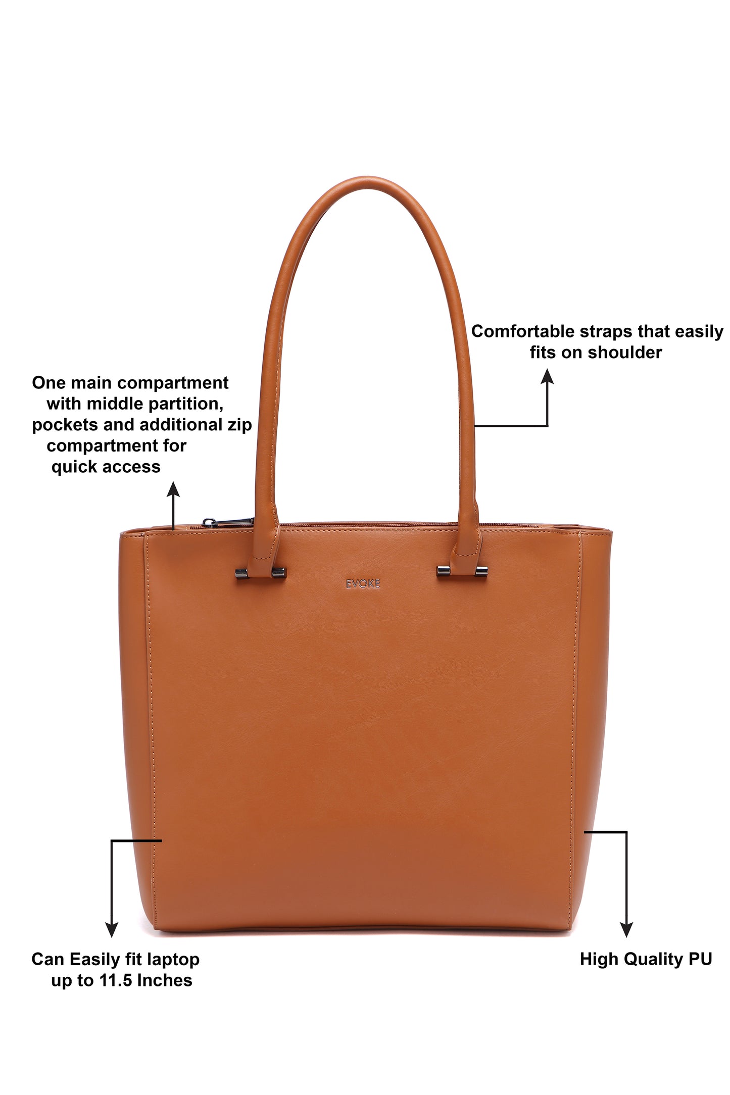 EVOKE SOLACE TOTE 186 KHAKI