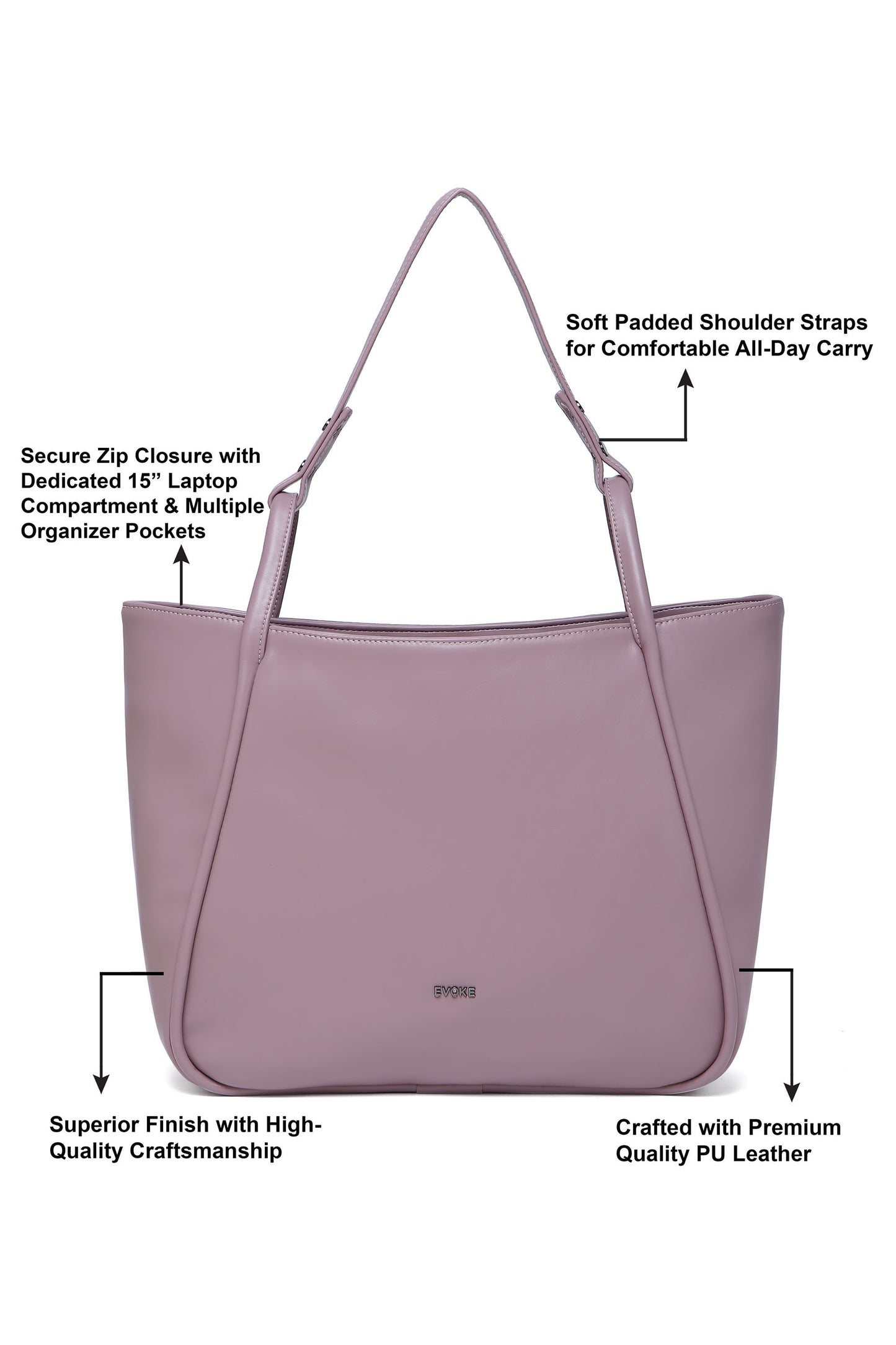 Evoke Elysian Tote 2183 Truffle Brown