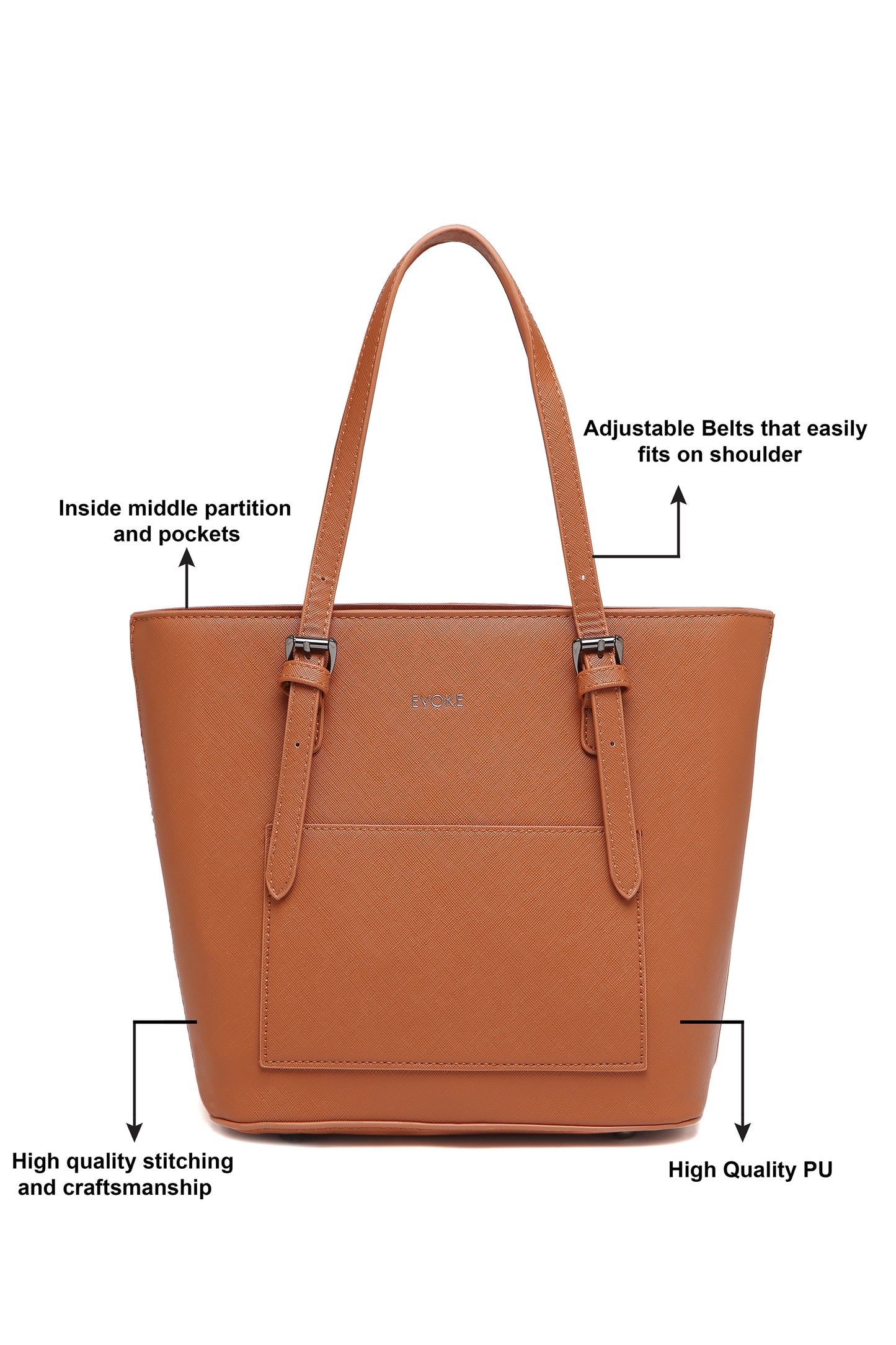 EVOKE TERA MINI TOTE 239 RUSTIC AMBER