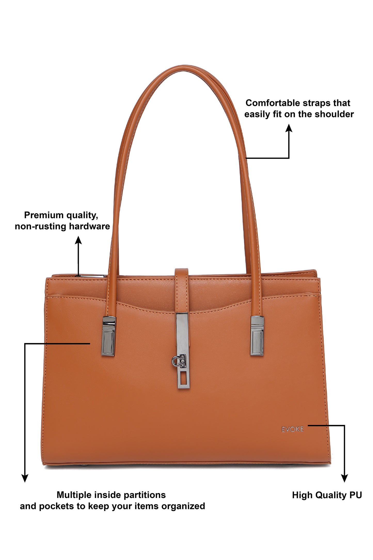 CLEO SHOULDER BAG AMBER RUST