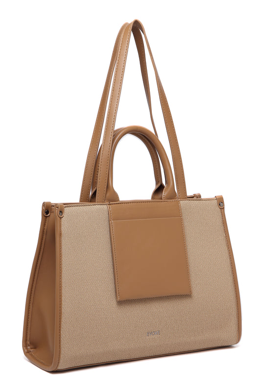 EVOKE URBANE LUXE TOTE – 246 MOCHA