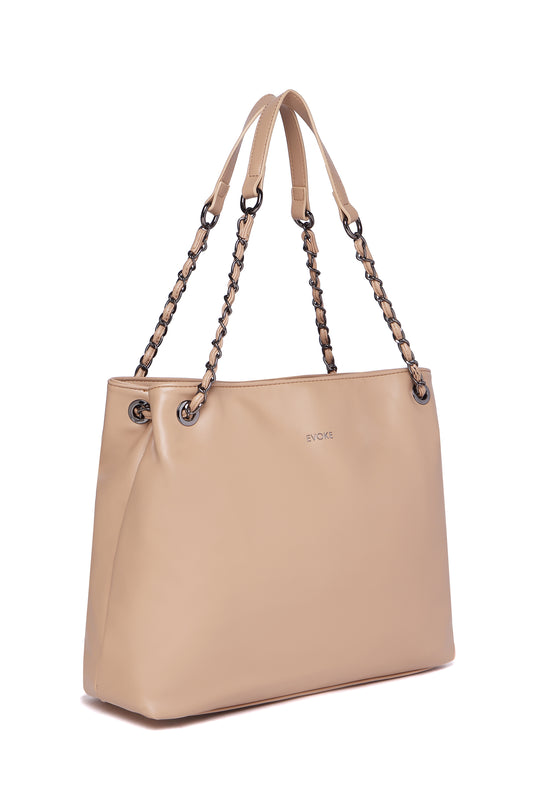 THE HUSTLE TOTE 255 CARAMEL BEIGH