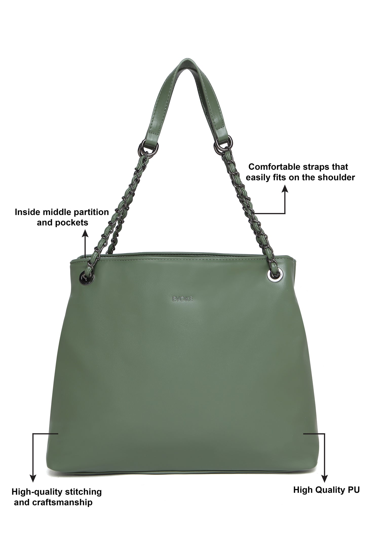 THE HUSTLE TOTE 255 GREEN