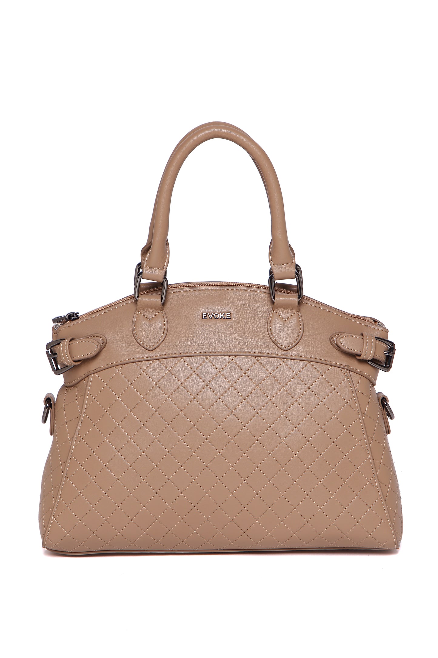 EVOKE LUXE DRAPE SATCHEL 293 FOREST GREEN