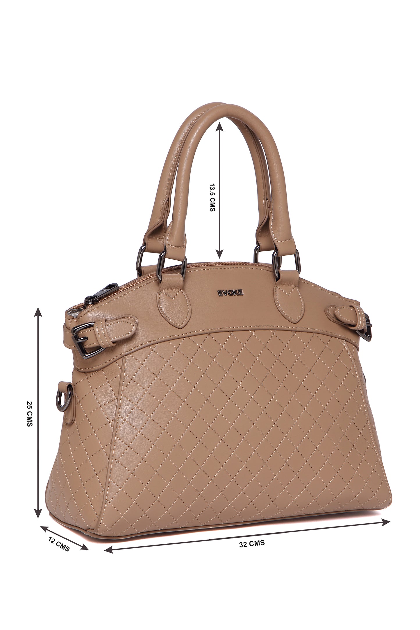EVOKE LUXE DRAPE SATCHEL 293 FOREST GREEN