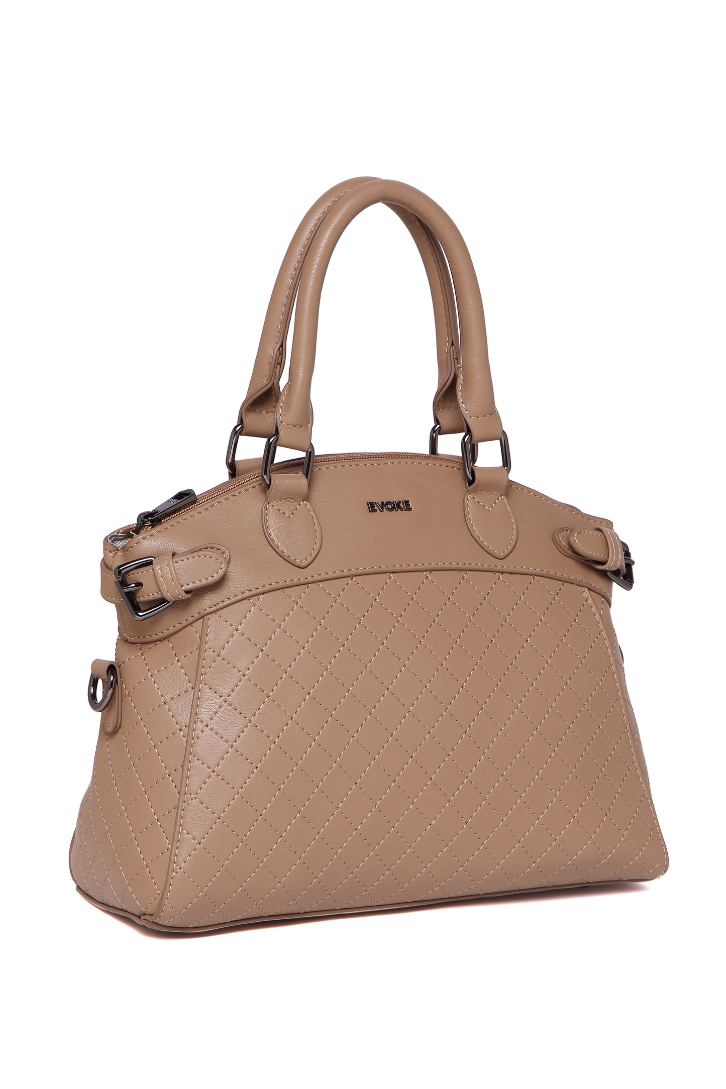 EVOKE LUXE DRAPE SATCHEL 293 FOREST GREEN