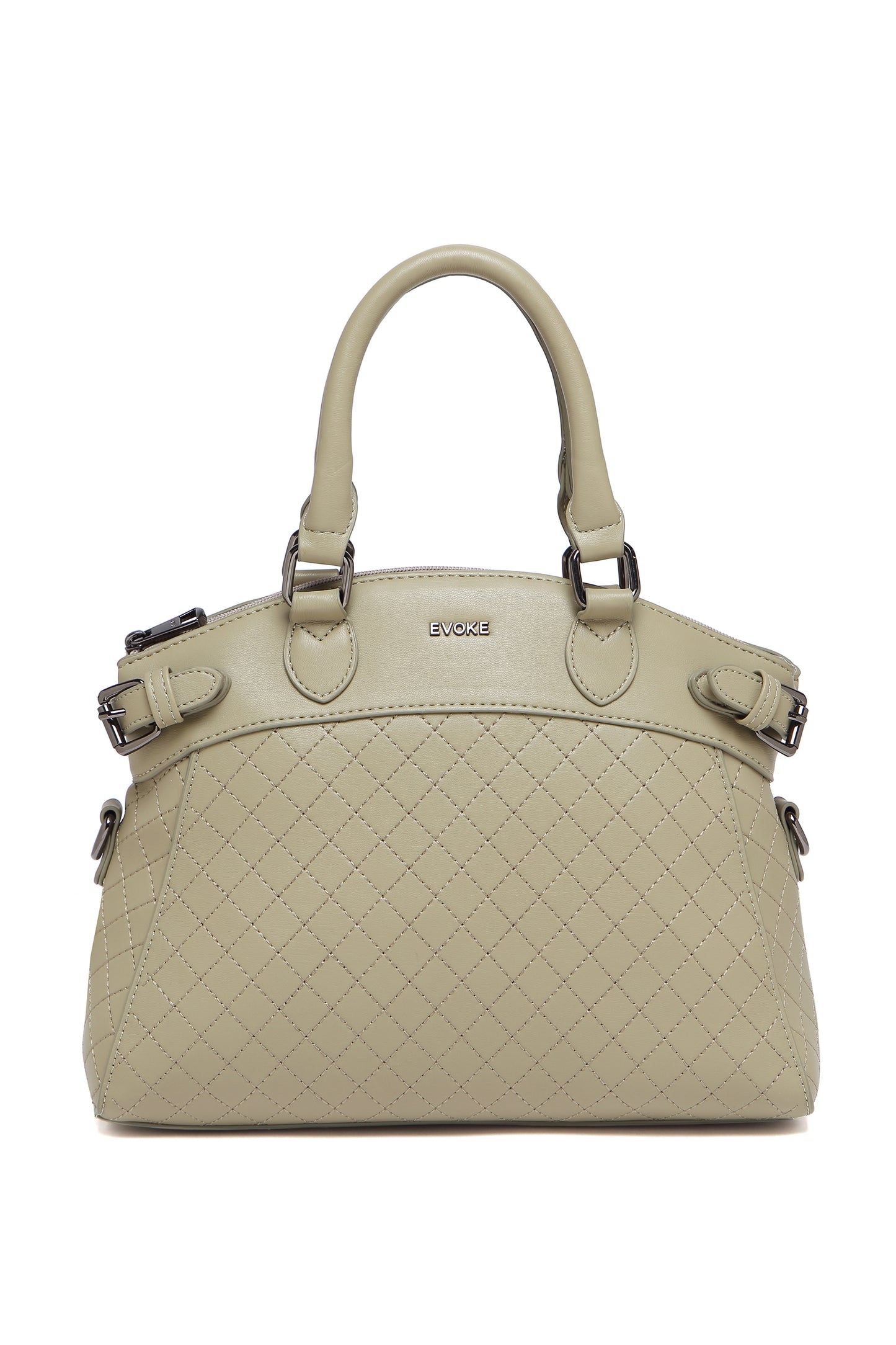 EVOKE LUXE DRAPE SATCHEL 293 FOREST GREEN