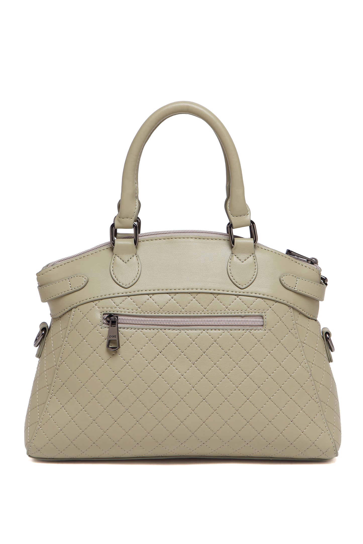 EVOKE LUXE DRAPE SATCHEL 293 FOREST GREEN