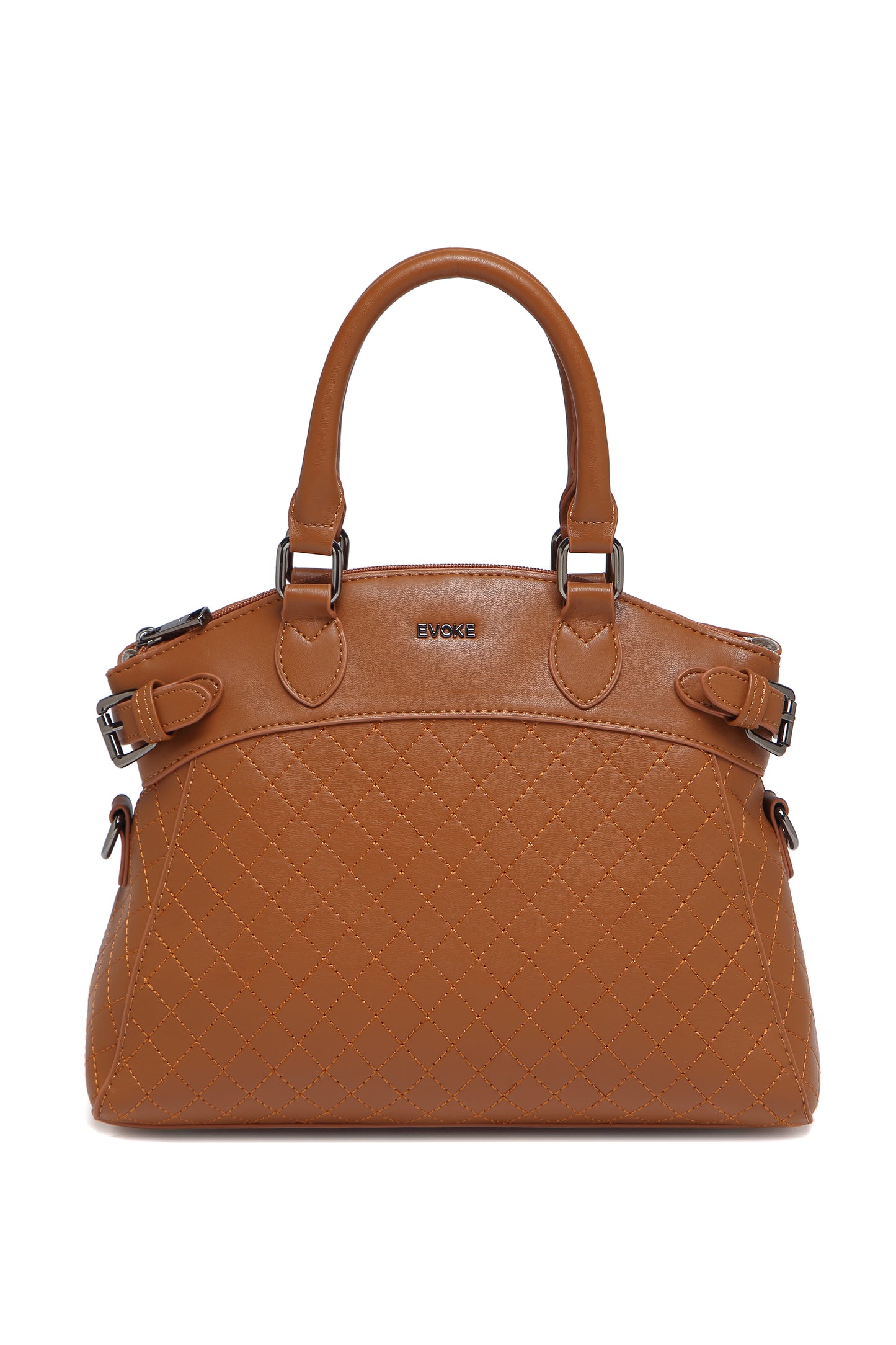 EVOKE LUXE DRAPE SATCHEL 293 FOREST GREEN