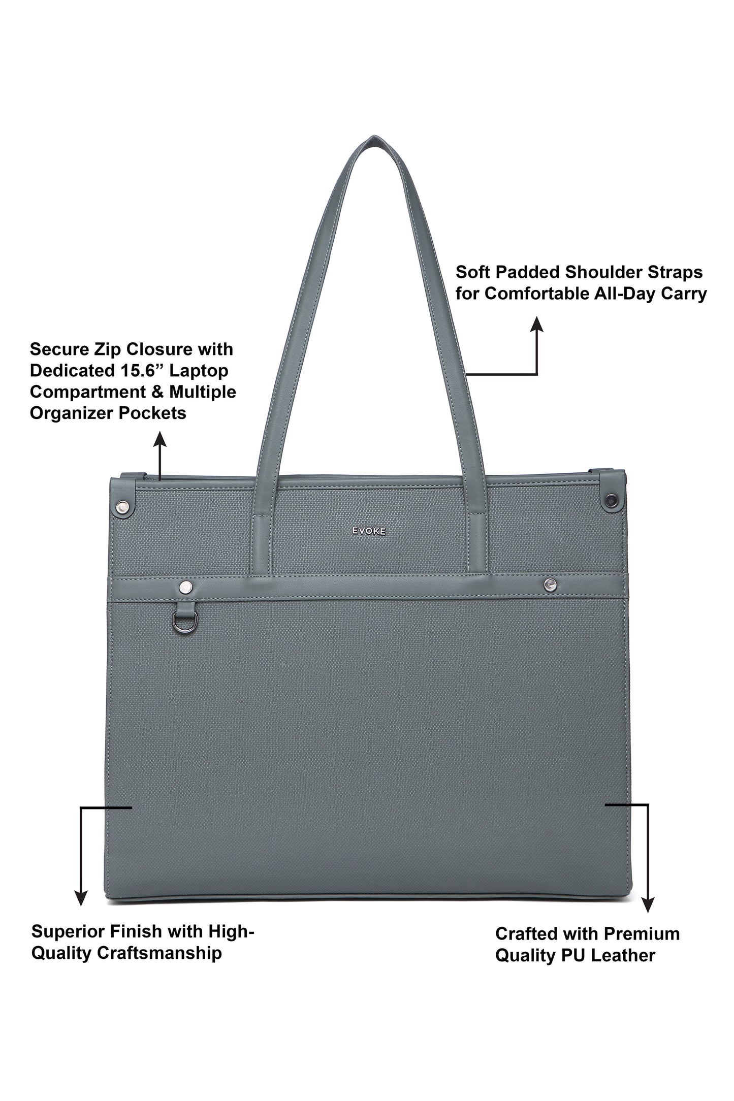 Evoke Grace Tote 231-1 Ash Taupe