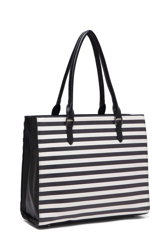 City Stripe Carryall 2136 - Black