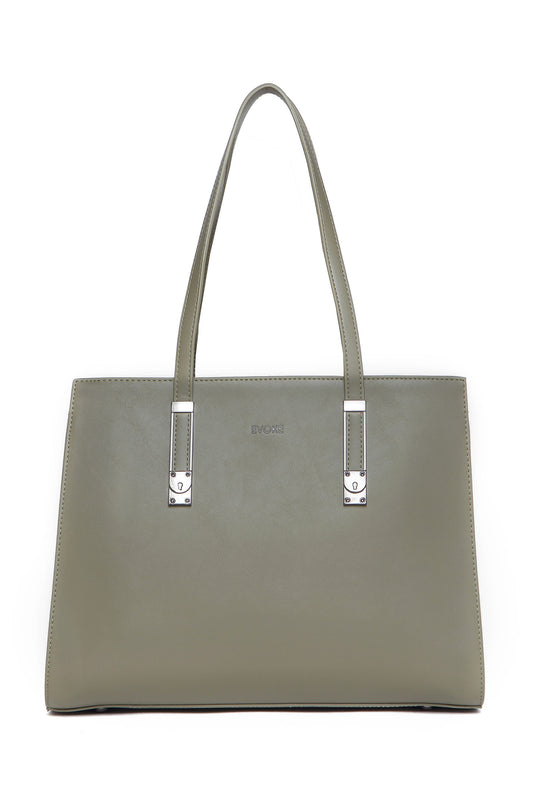 THE AURA STRUCTURED SHOULDER BAG 13237 OLIVE