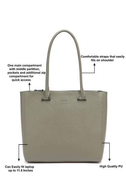 EVOKE SOLACE TOTE 186  KHAKI