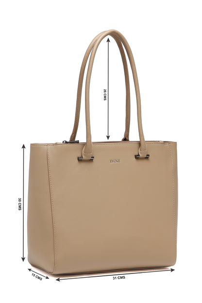 EVOKE SOLACE TOTE 186  KHAKI