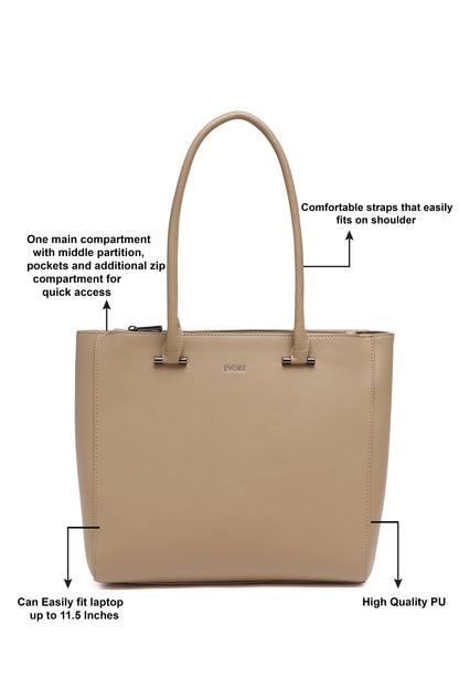 EVOKE SOLACE TOTE 186  KHAKI