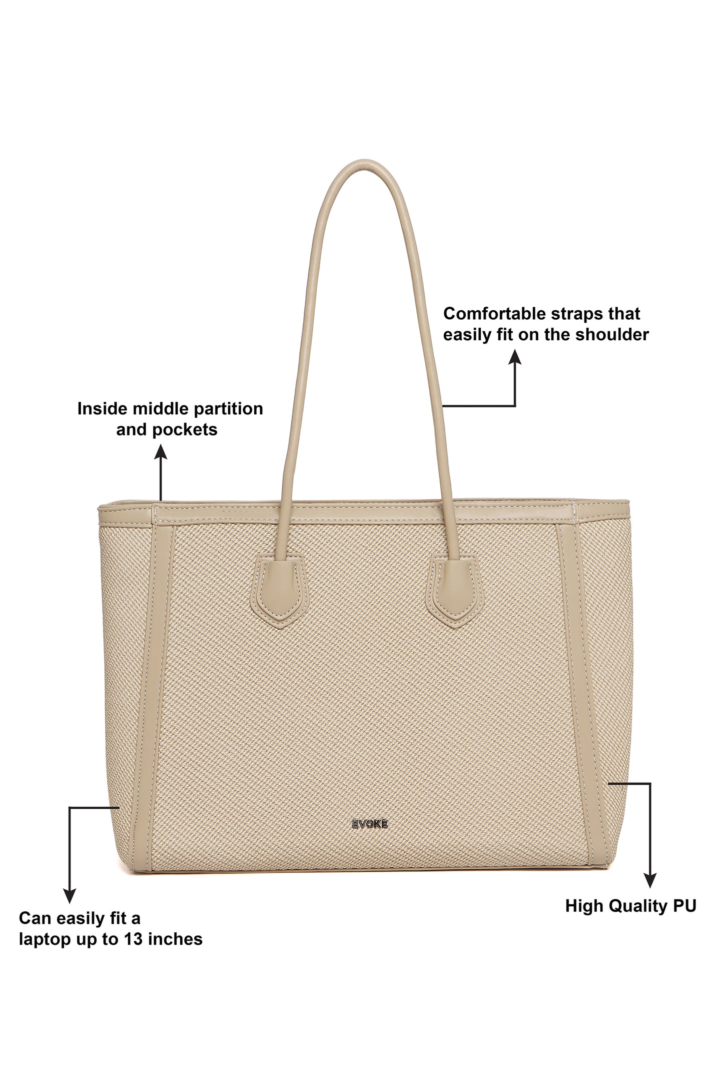 WANDER TOTE 235 CARAMEL BROWN COFFE