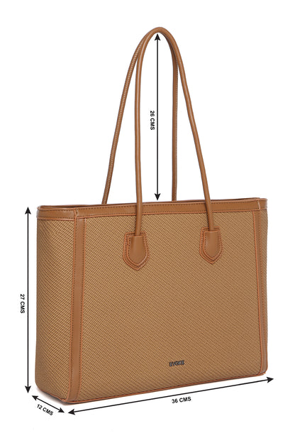 WANDER TOTE 235 CARAMEL BROWN COFFE