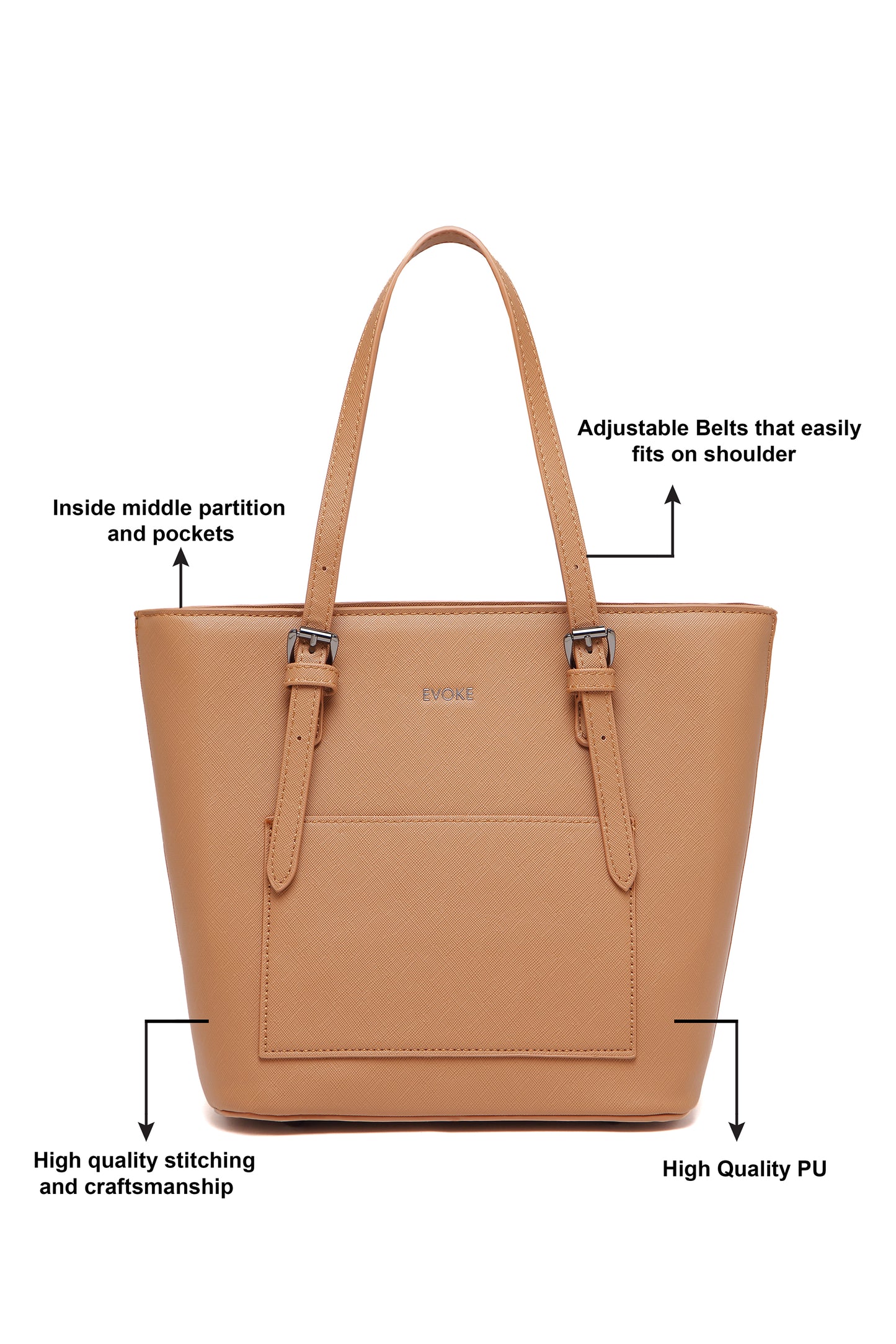 EVOKE TERA MINI TOTE 239 CARAMEL