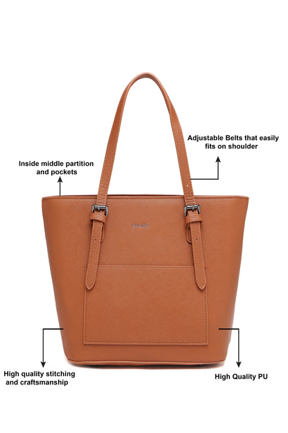 EVOKE TERA MINI TOTE 239 CARAMEL