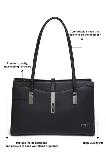 CLEO SHOULDER BAG 2401 BLACK