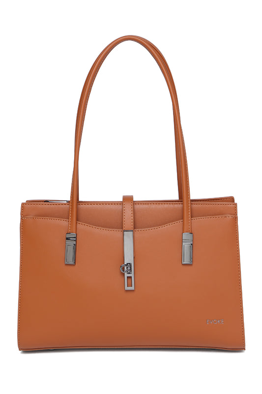 CLEO SHOULDER BAG AMBER RUST