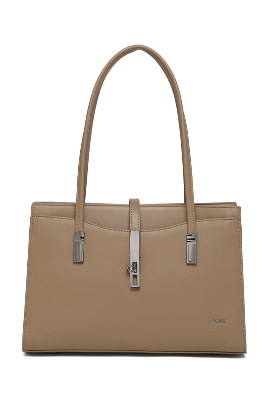CLEO SHOULDER BAG CARAMEL NUDE