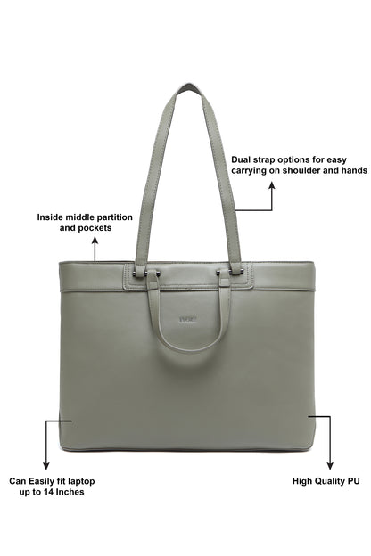 EVOKE VERVE TOTE 245 FOREST GREEN