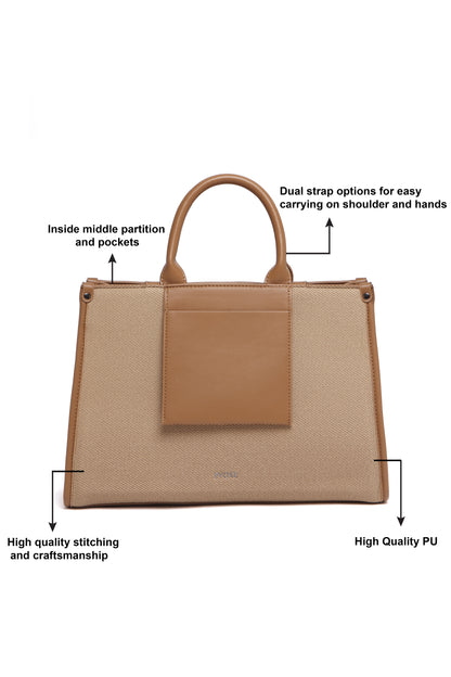 EVOKE URBANE LUXE TOTE – 246 BLACK