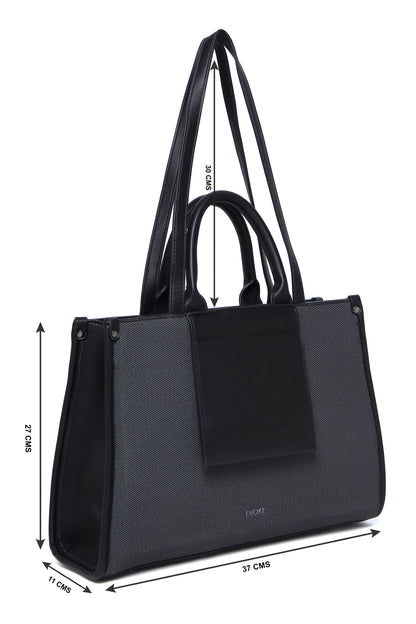 EVOKE URBANE LUXE TOTE – 246 BLACK