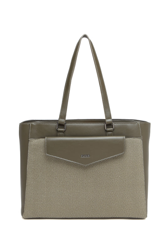 HYPE HUSTLE TOTE 253 FOREST GREEN