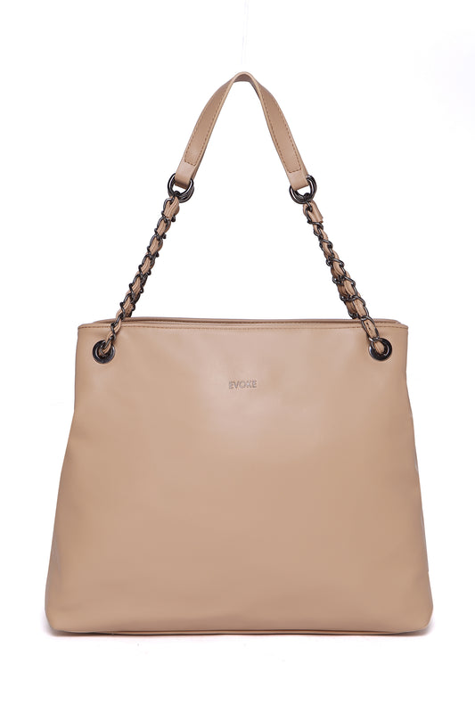 THE HUSTLE TOTE 255 CARAMEL BEIGH