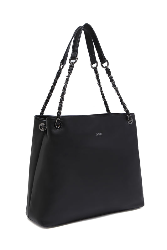 THE HUSTLE TOTE 255 OBSIDEN BLACK
