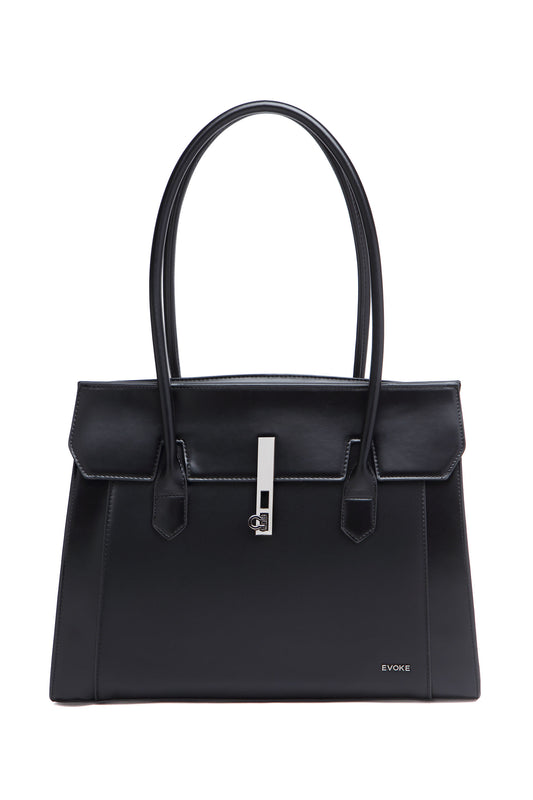 BLOSSOM STRUCTURED TOTE BAG 275 BLACK