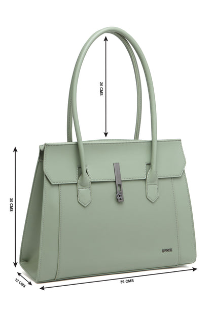 BLOSSOM STRUCTURED TOTE BAG 275 MINT GREEN