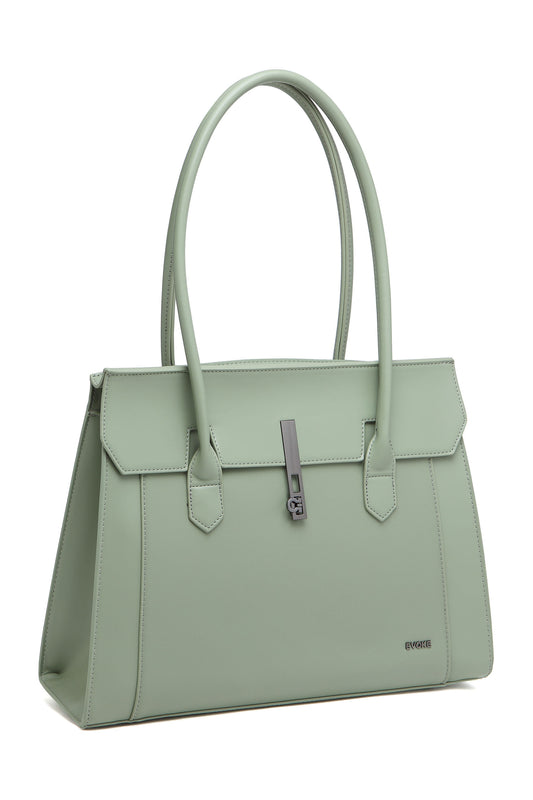 BLOSSOM STRUCTURED TOTE BAG 275 MINT GREEN