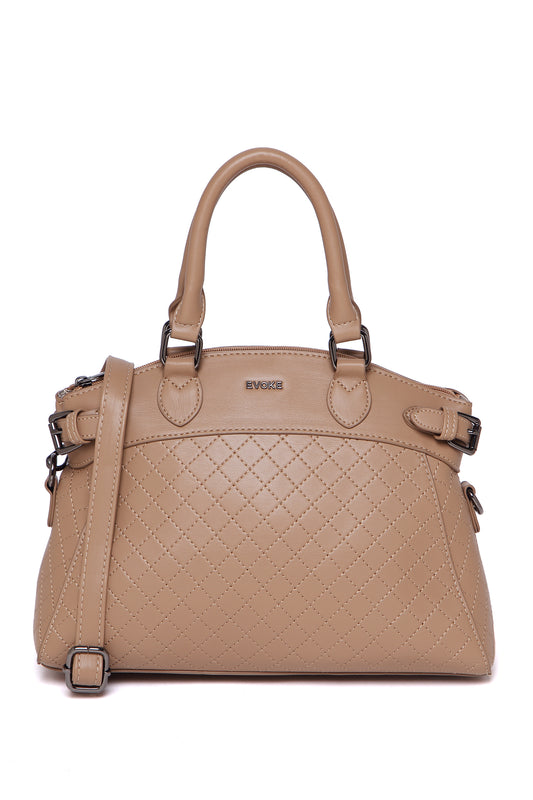 EVOKE LUXE DRAPE SATCHEL 293 KHAKI