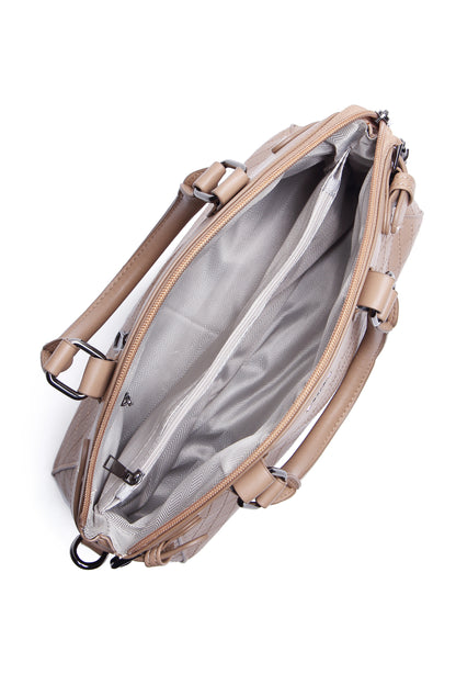 EVOKE LUXE DRAPE SATCHEL 293 BLACK