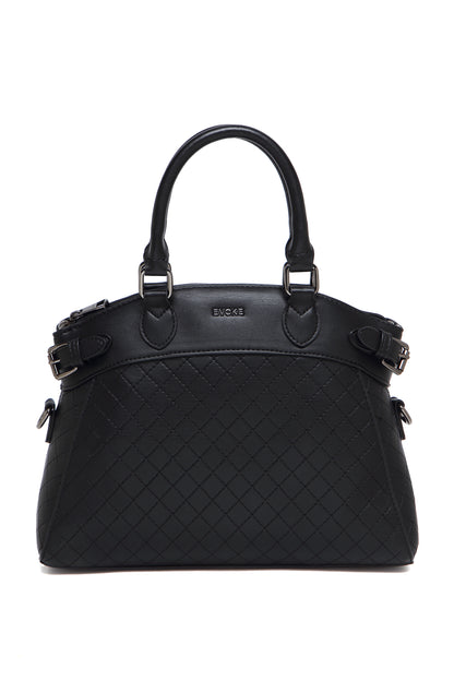 EVOKE LUXE DRAPE SATCHEL 293 BLACK