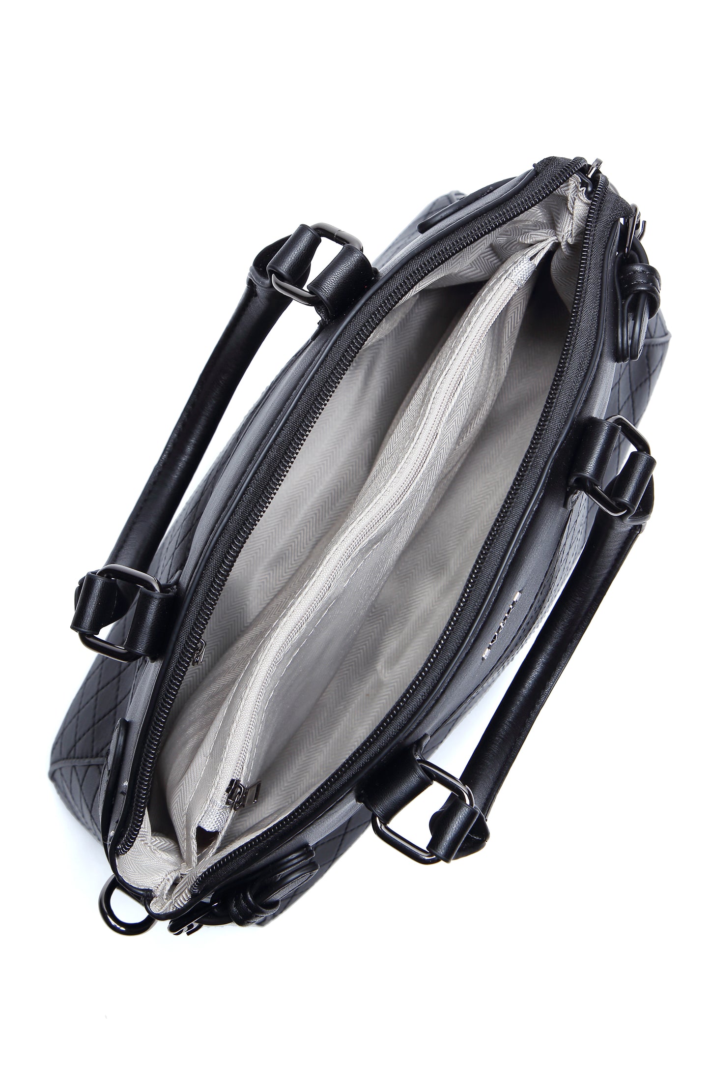 EVOKE LUXE DRAPE SATCHEL 293 BLACK