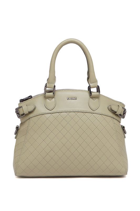 EVOKE LUXE DRAPE SATCHEL 293 FOREST GREEN