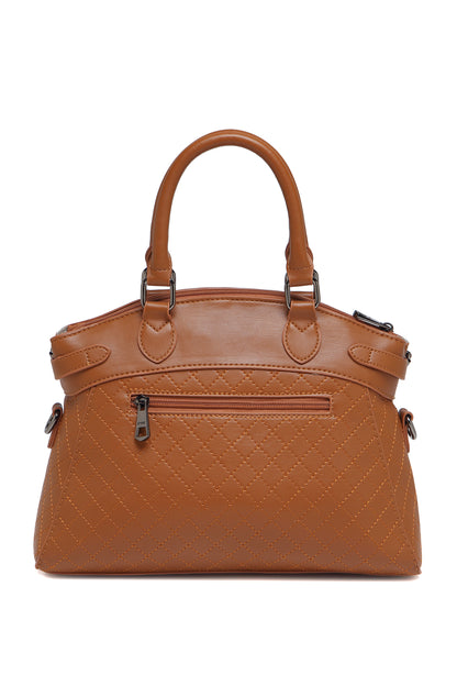 EVOKE LUXE DRAPE SATCHEL 293 BLACK