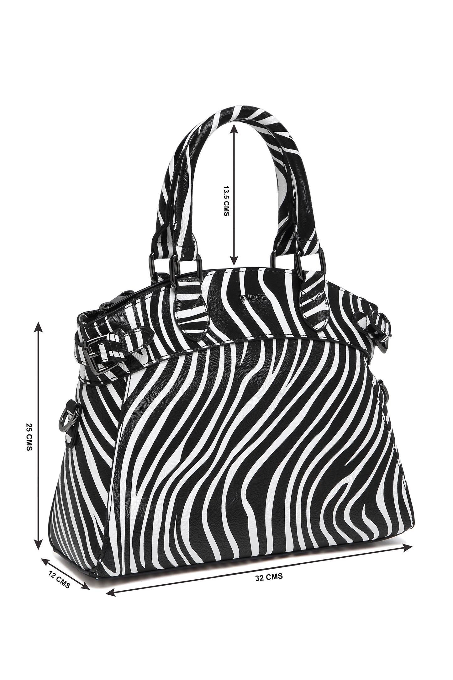 EVOKE LUXE DRAPE SATCHEL 293 BLACK