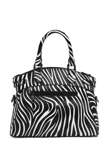 EVOKE LUXE DRAPE SATCHEL 293 BLACK