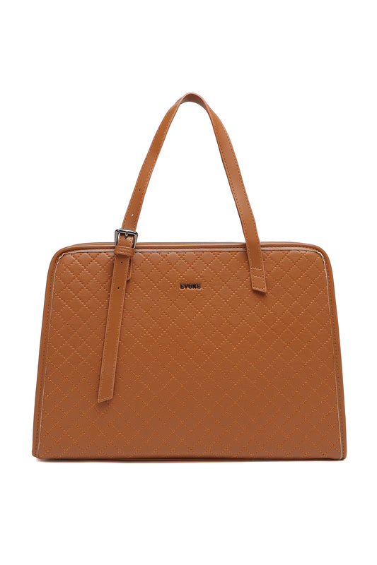 EVOKE METRO MODE TOTE 294 NATURAL TAN