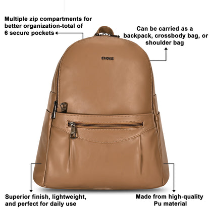 Evoke Muse Backpack 2125 - Caramel Rust