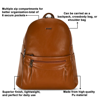 Evoke Muse Backpack 2125 - Caramel Rust