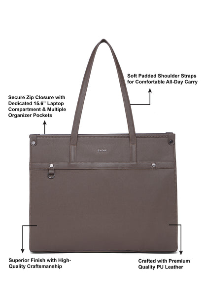 Evoke Grace Tote 231-1 Ash Taupe